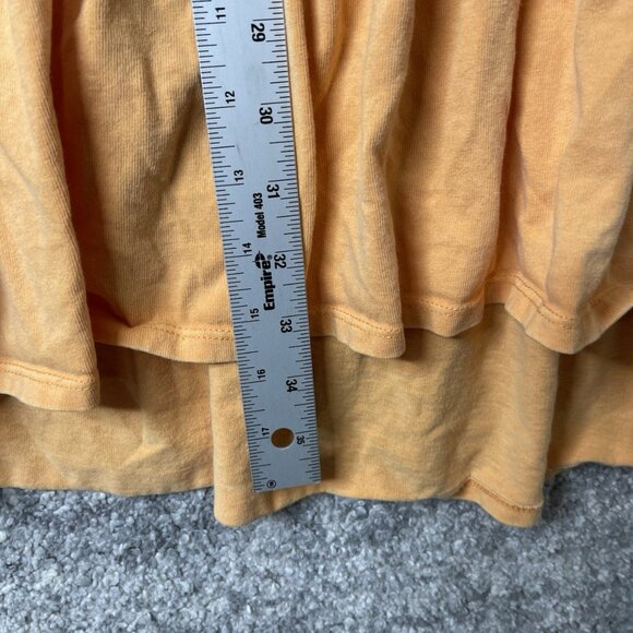 FP Beach Free People Jenny Mini Dress Orange Melo Pearl Size Medium - Picture 2 of 10